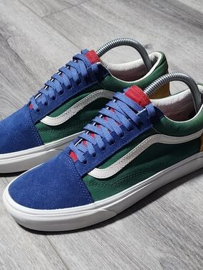 Vans Old Skool Yacht Club Suede Sneakers Womens Size 9 Men Size 7.5